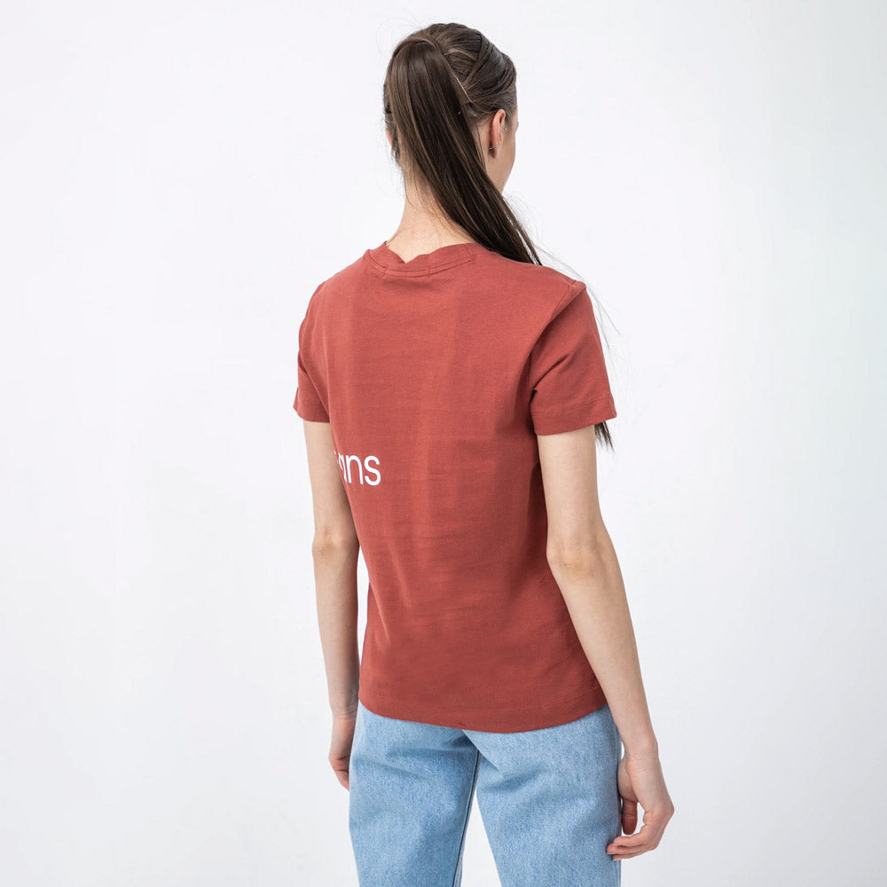 Colour Blocking T-Shirt - Red