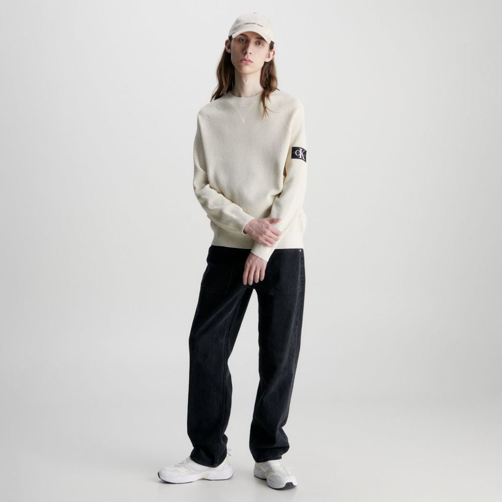 Core Badge Sweater - Off White