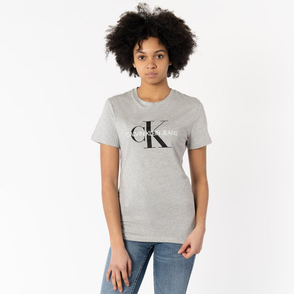 Core Monogram Logo T-Shirt - Grey