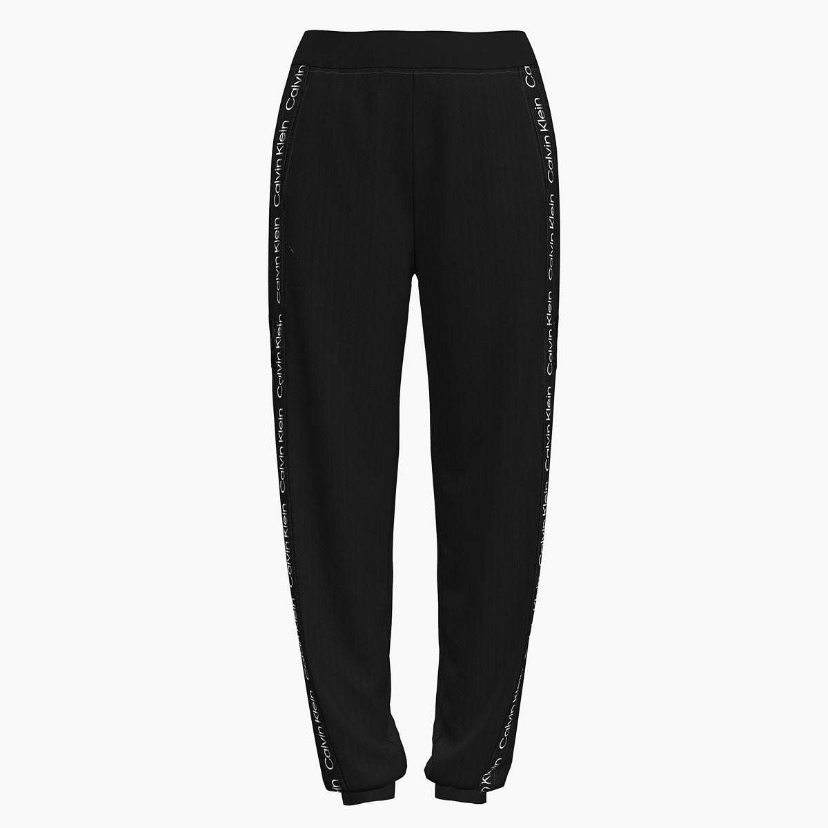 Cotton Terry Logo Joggers - Black