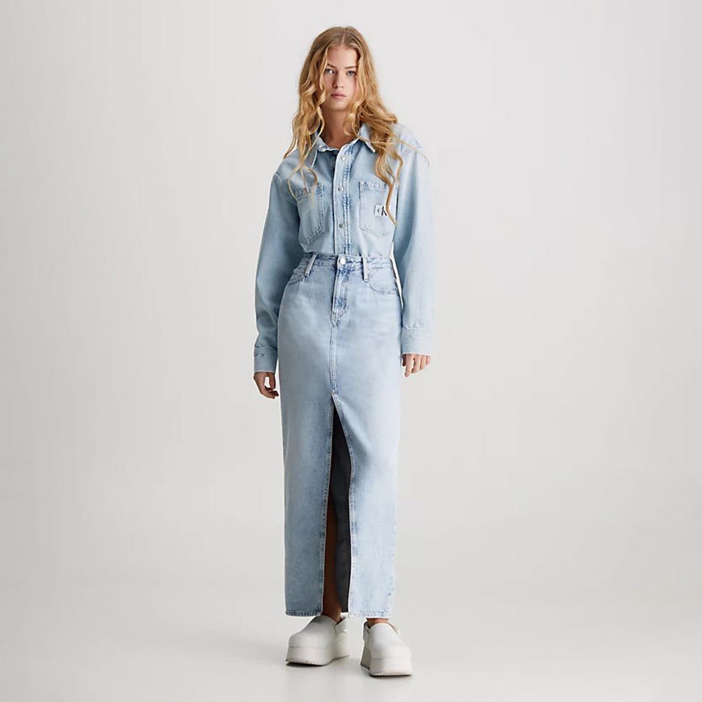 Calvin Klein Dad Denim Shirt - Denim Light