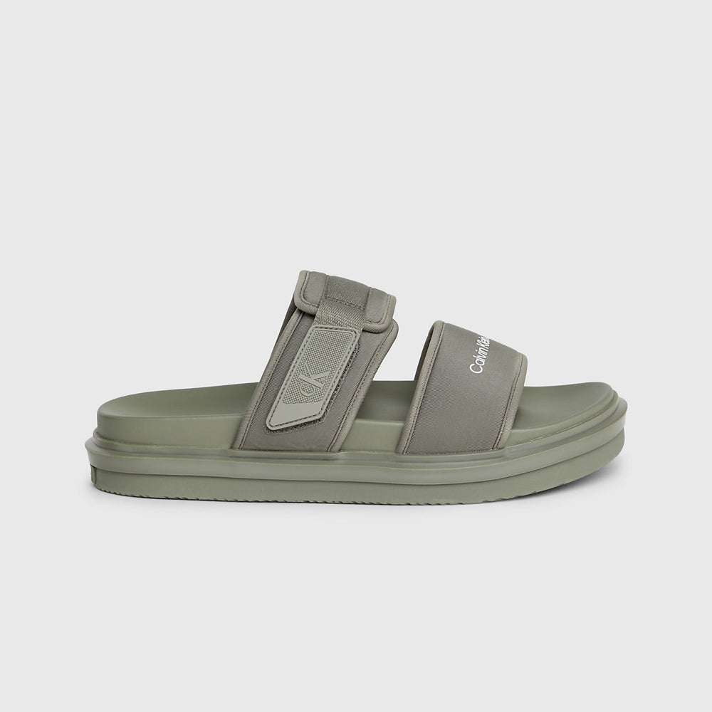 Double Bar Sandal - Olive