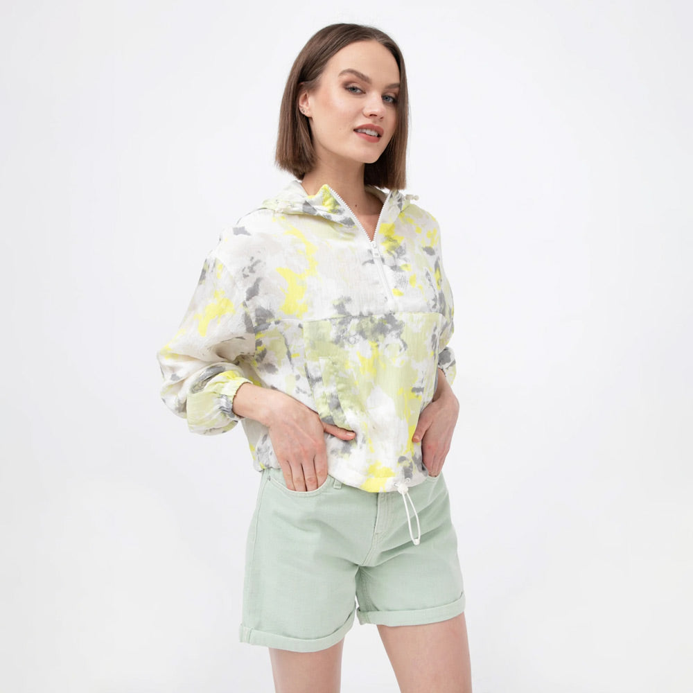 Glazed Fabric Pop-Over- Camo