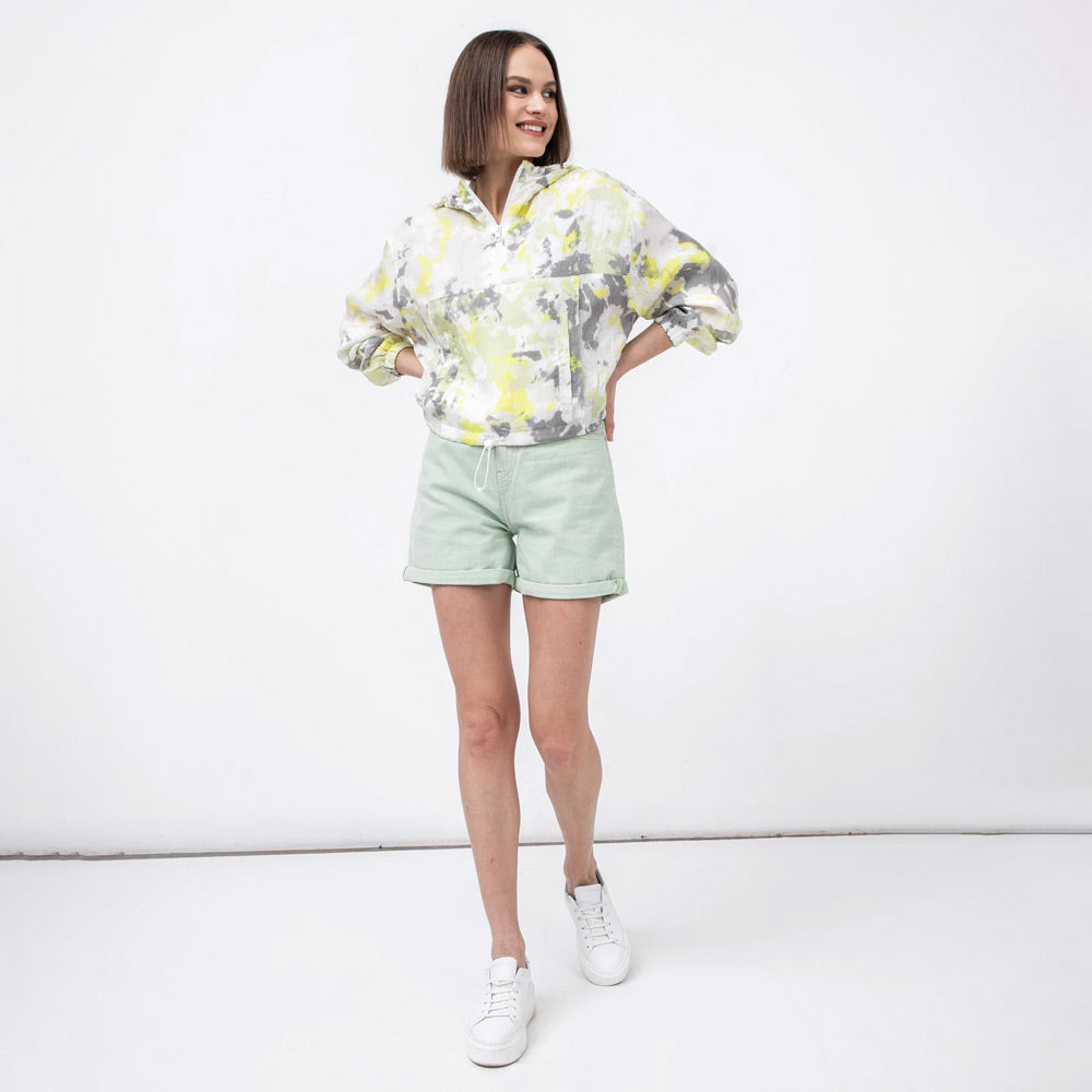 Glazed Fabric Pop-Over- Camo