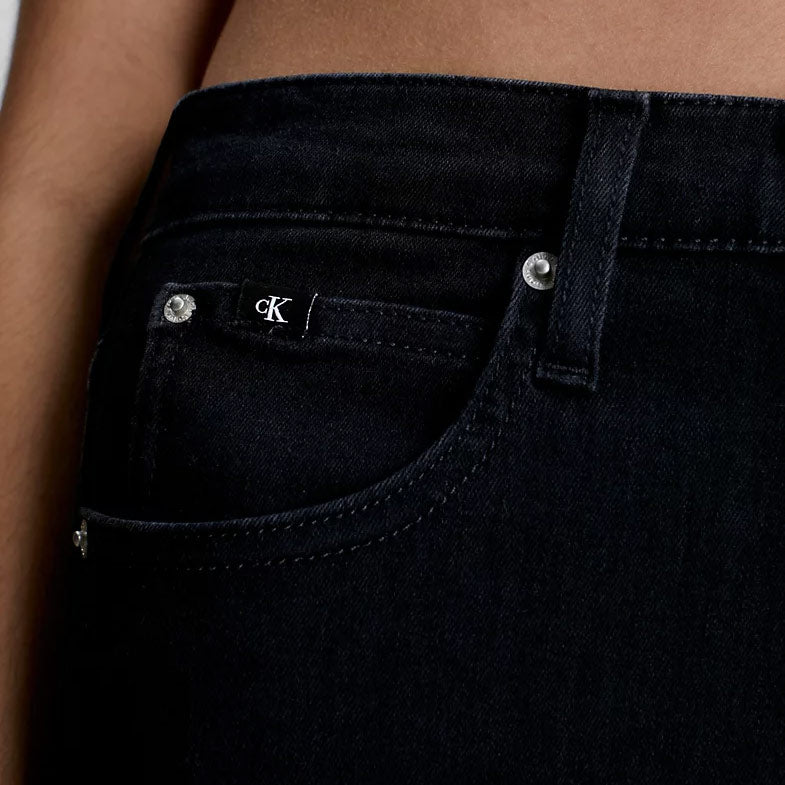 High Rise Super Skinny Ankle - Denim Black