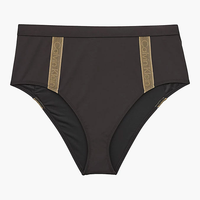 High Waist Bikini-Plus- Black