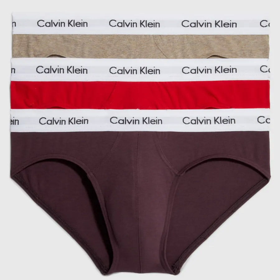 Calvin Klein 3 Pack Modern Cotton Hip Brief - Multi