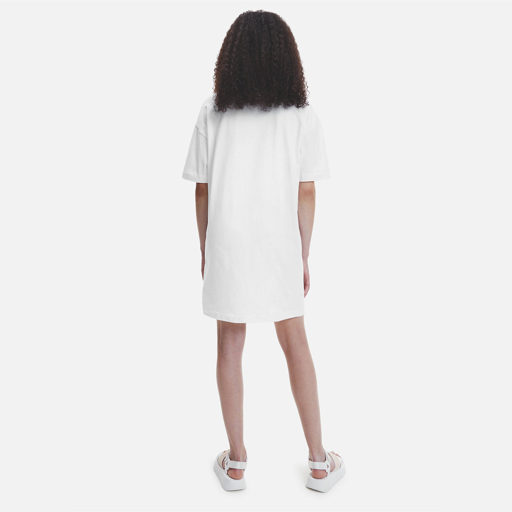 Illuminated T-Shirt Dress - White