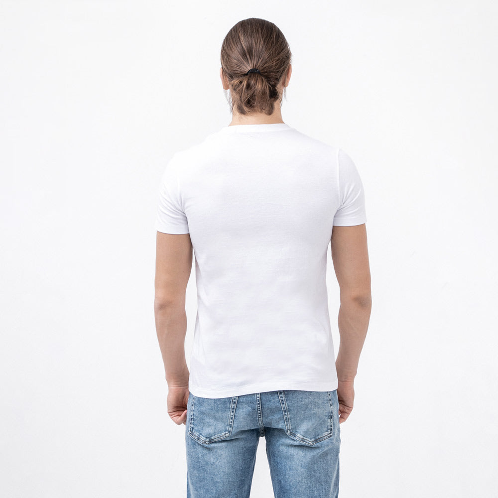 Institutional Logo Slim T-Shirt - White