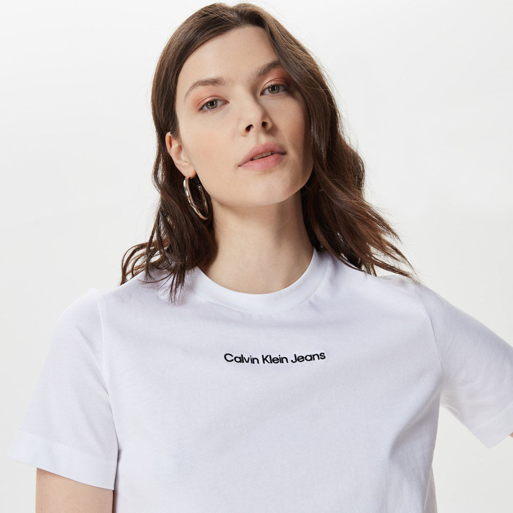 Institutional Straight T-Shirt - White