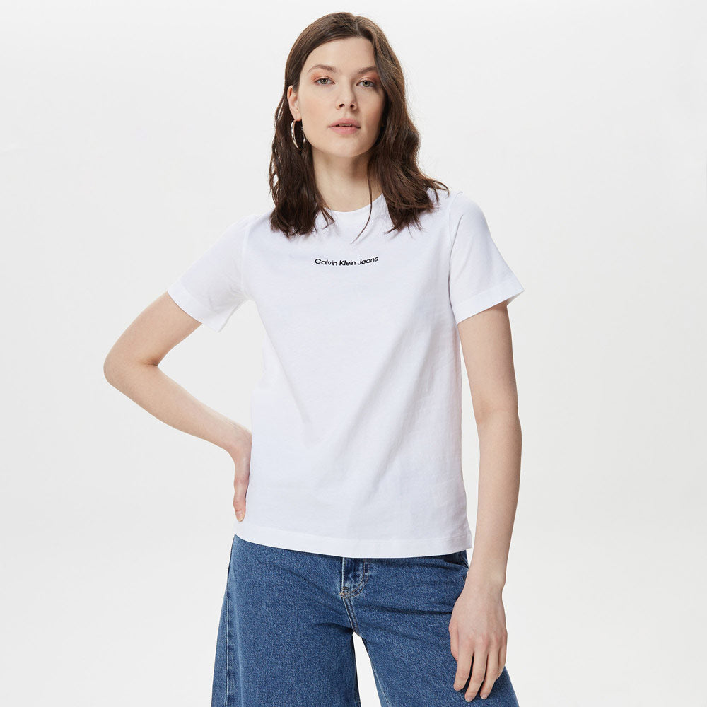 Institutional Straight T-Shirt - White