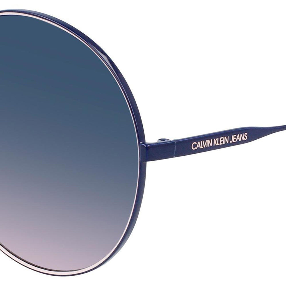 Round Sunglasses - Navy