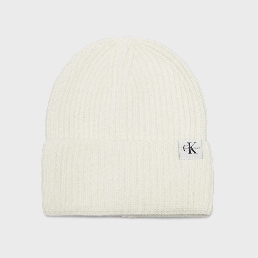 Kids Rib Beanie - Ivory