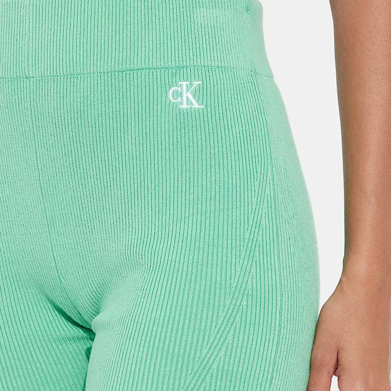 Knitted Cycling Short - Green