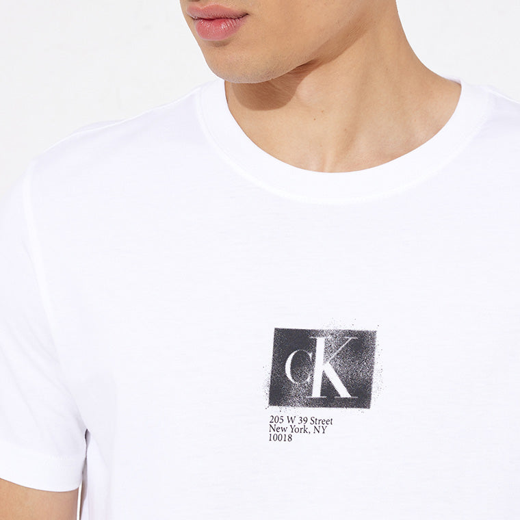 Landscape Box Back Graphic T-Shirt - White