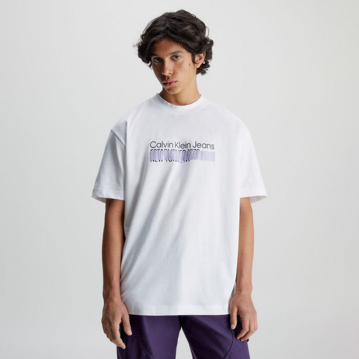 Layered Address T-Shirt - White