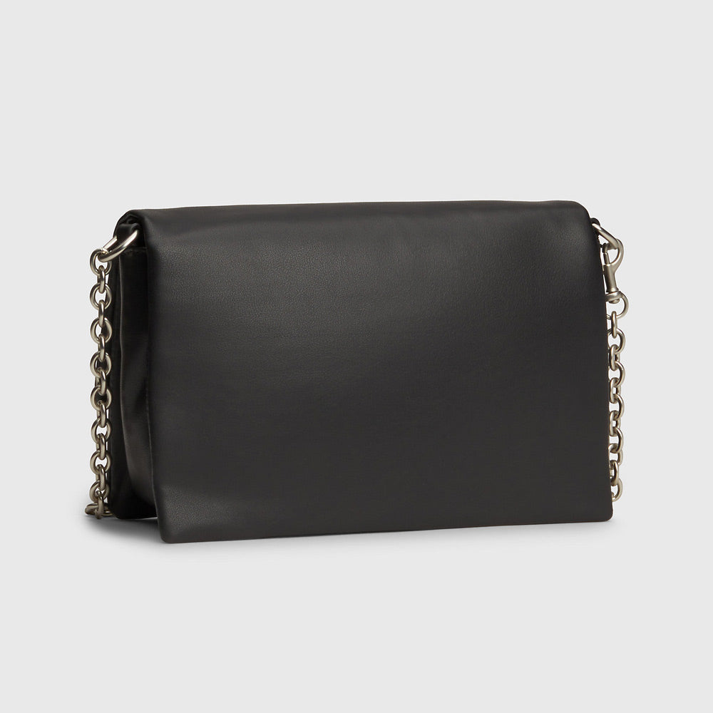 Mono Chain Flap Bag - Black