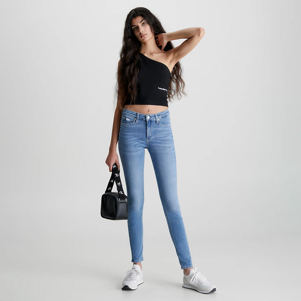 Mid Rise Skinny - Denim Medium