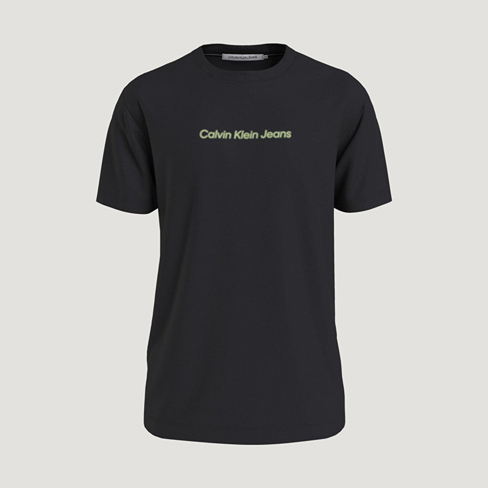 Mirrored Ck Logo T-Shirt - Black