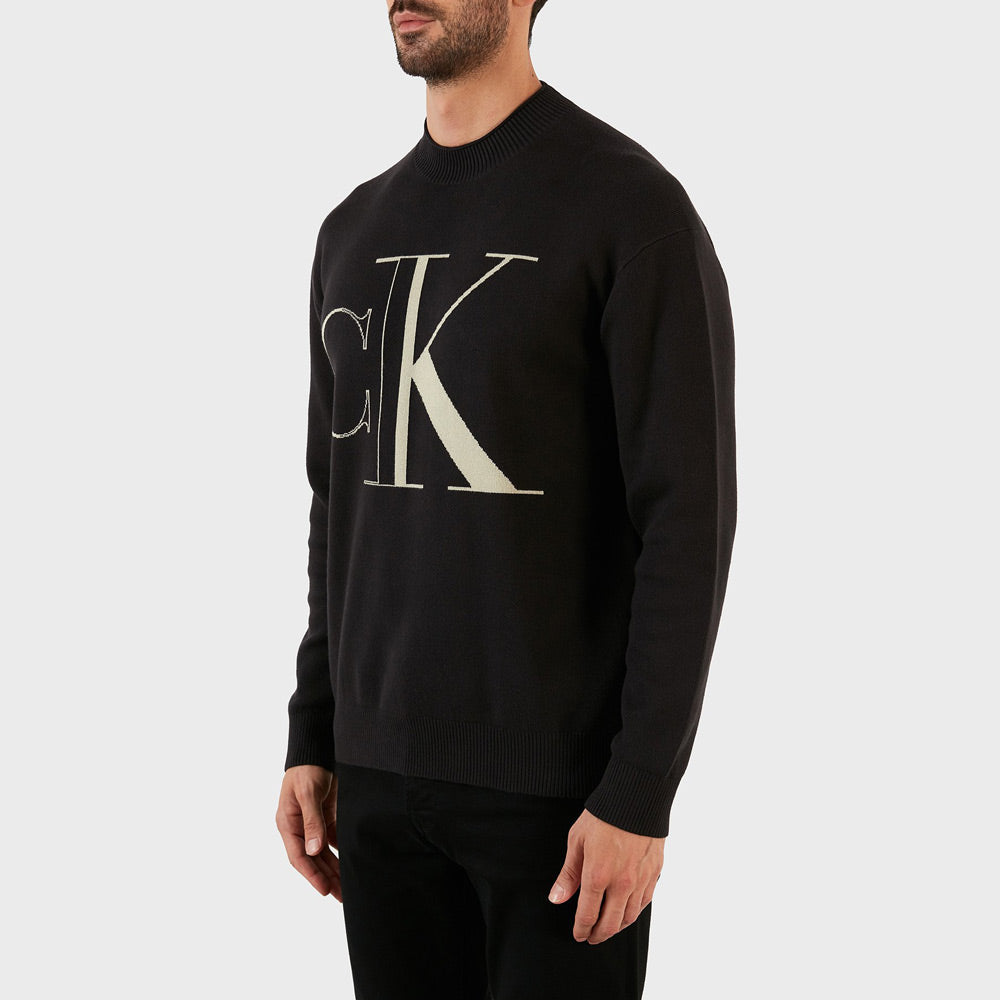 Maxi Logo Sweater - Black J3208630