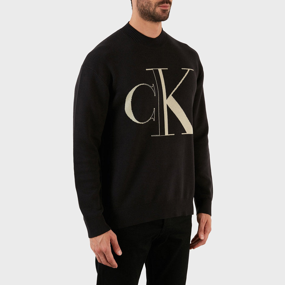 Maxi Logo Sweater - Black J3208630
