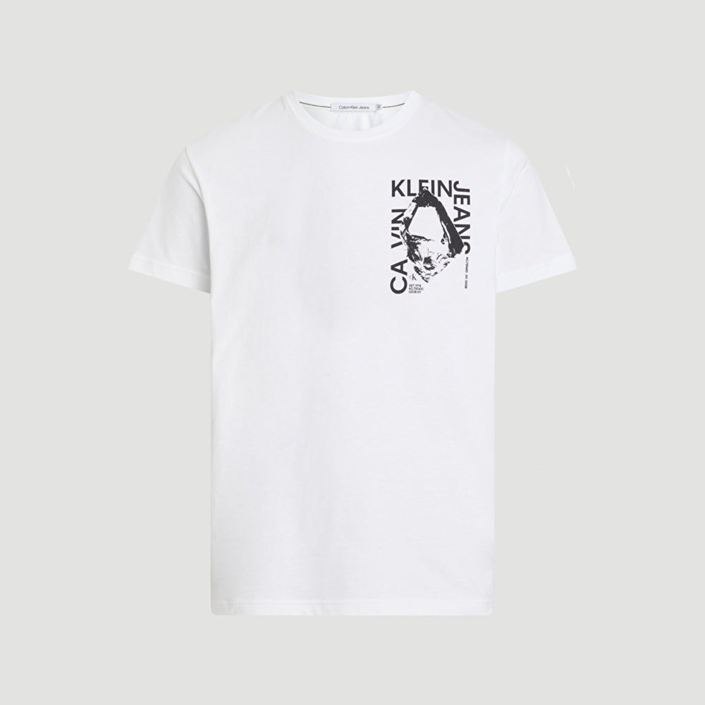 Modern Metal T- Shirt - White