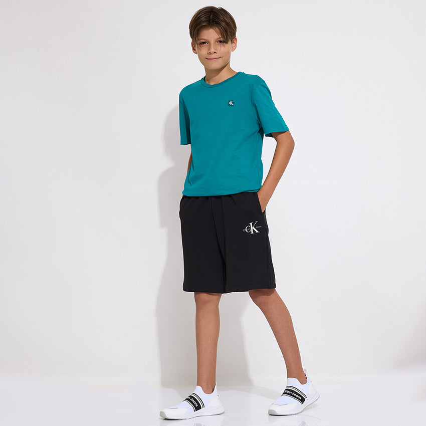 Monogram Relaxed Shorts - Black
