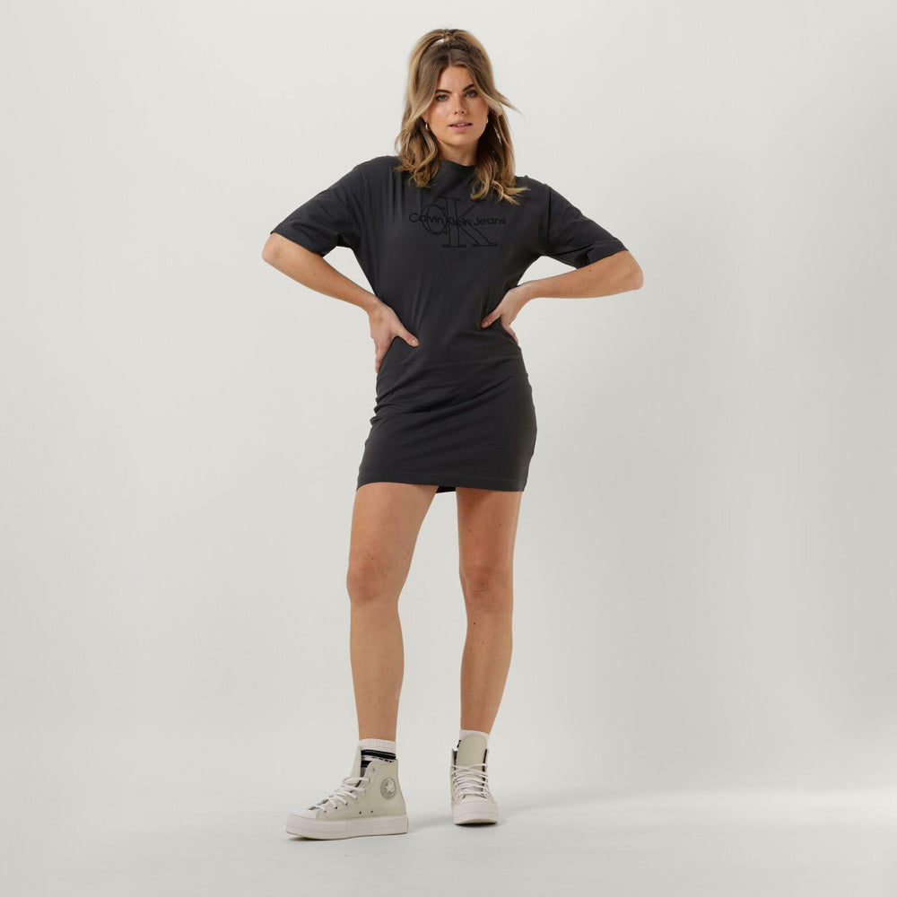 Monologo T-Shirt Dress - Black
