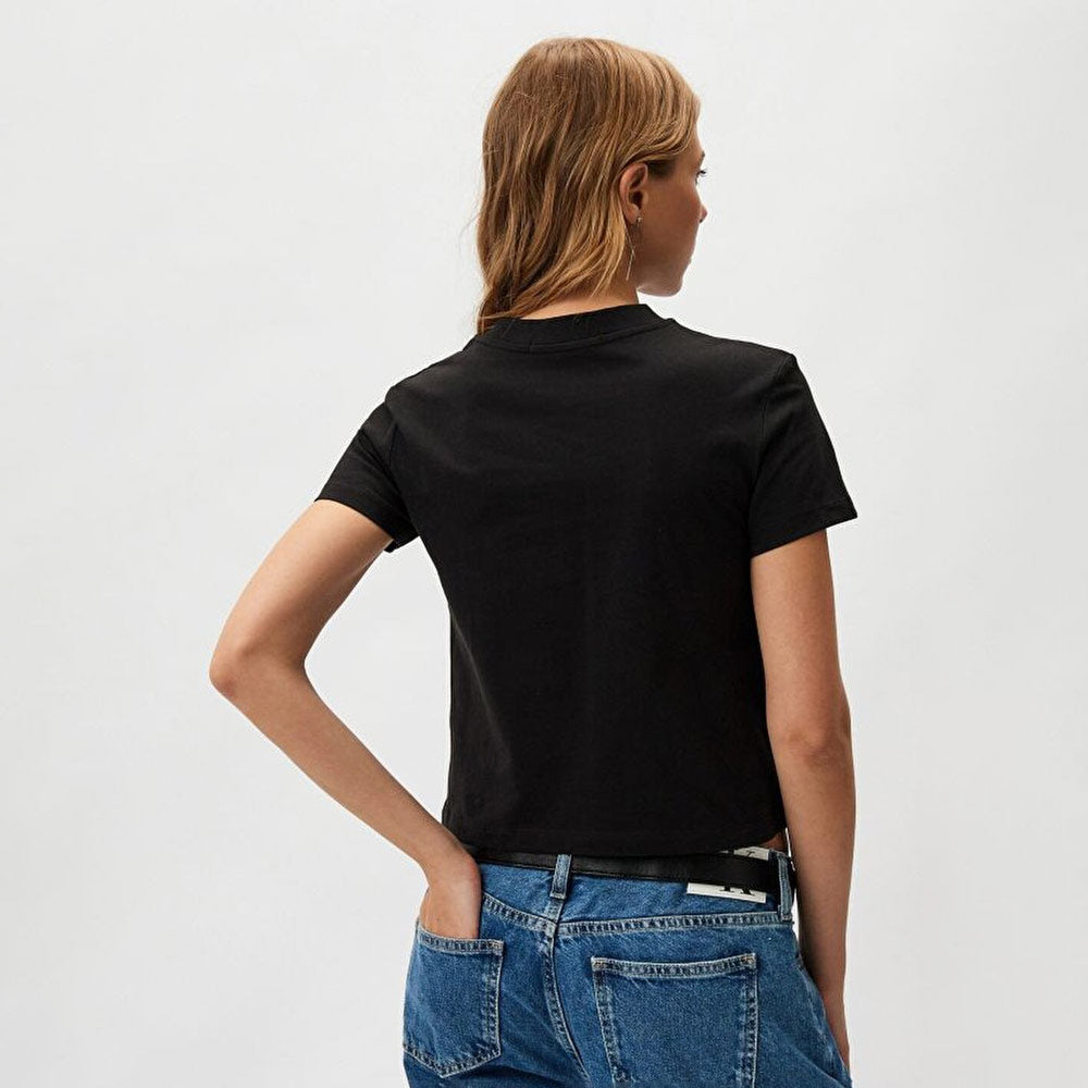 Multi Placement Logo Baby T-Shirt - Black