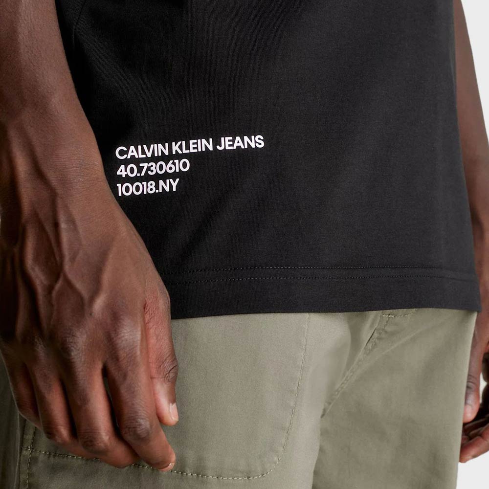 Multi Text T- Shirt - Black
