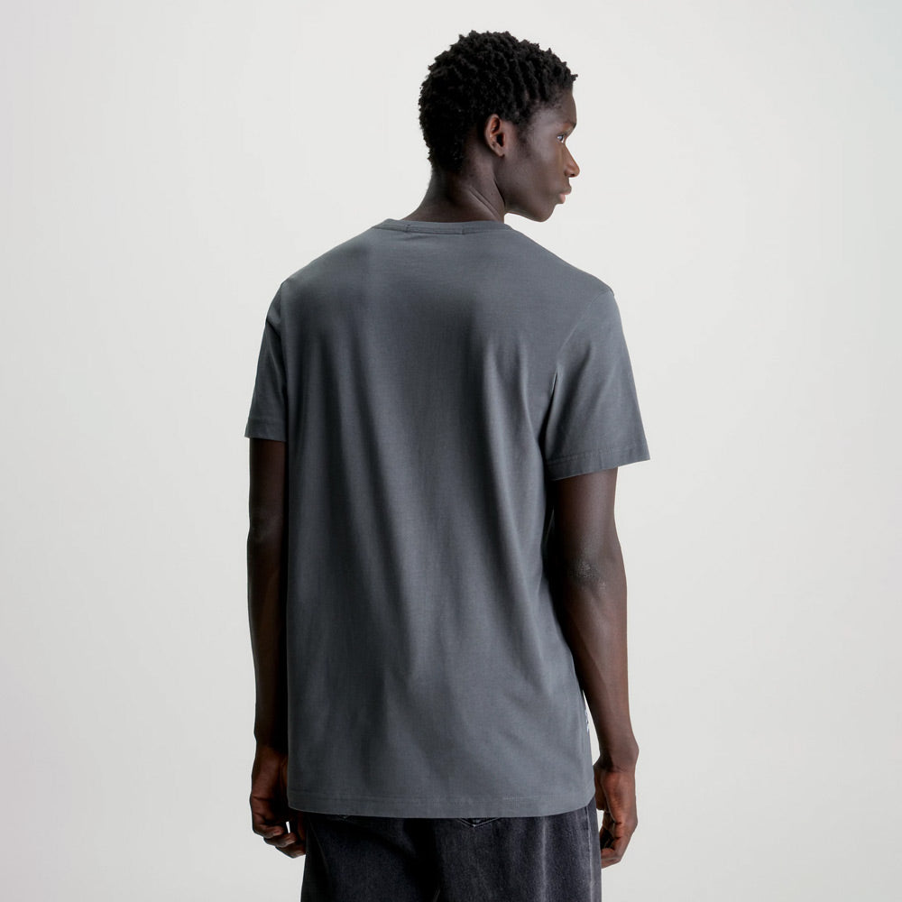 Multi Text T- Shirt - Dark Grey