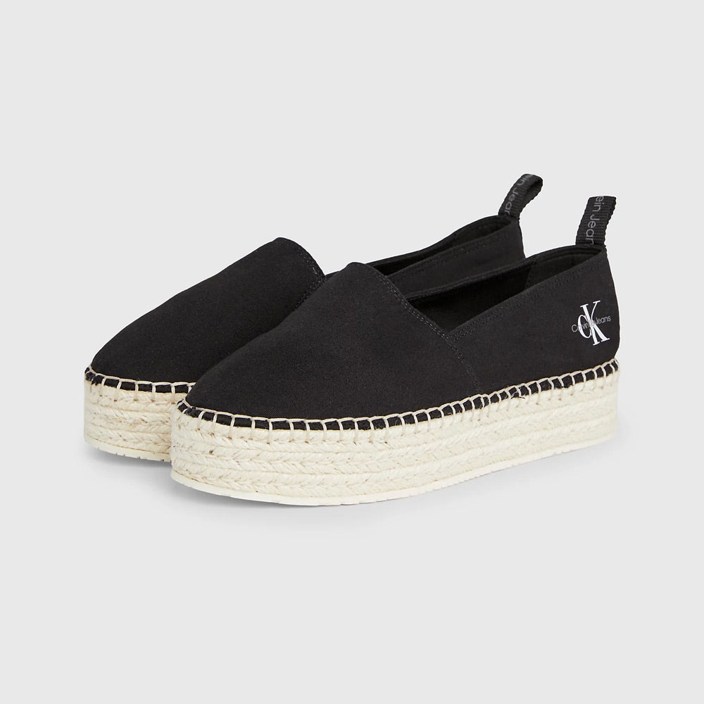 Platform Espadrille - Black