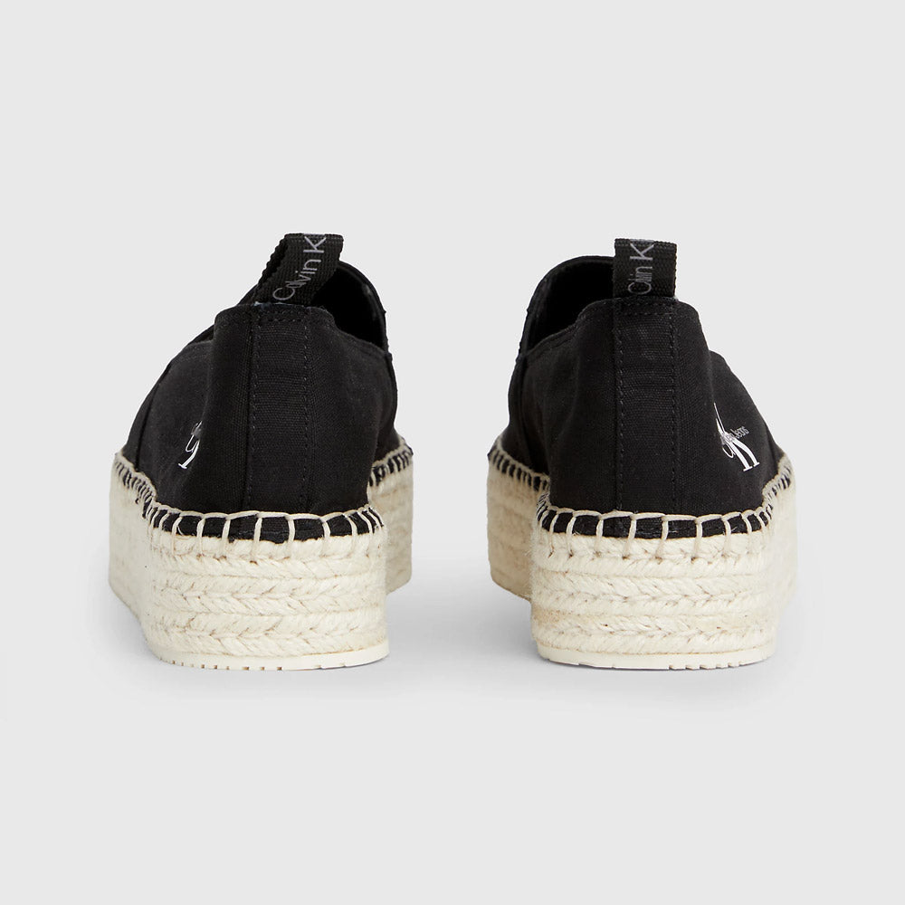 Platform Espadrille - Black