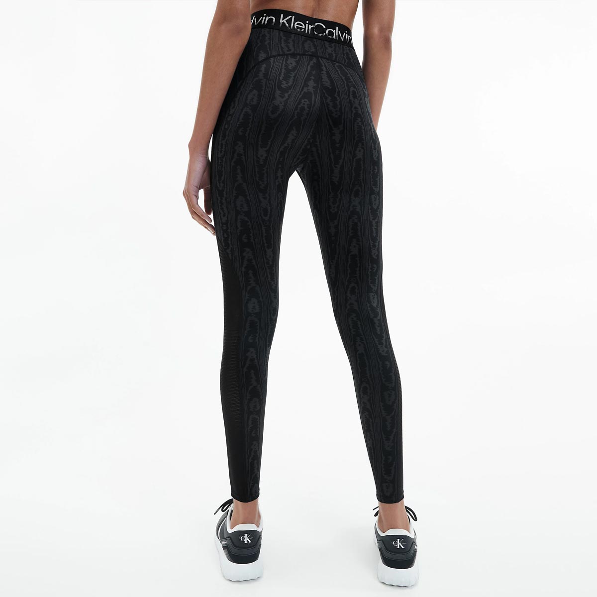 Polyester 7 8 Gym Leggings - Black