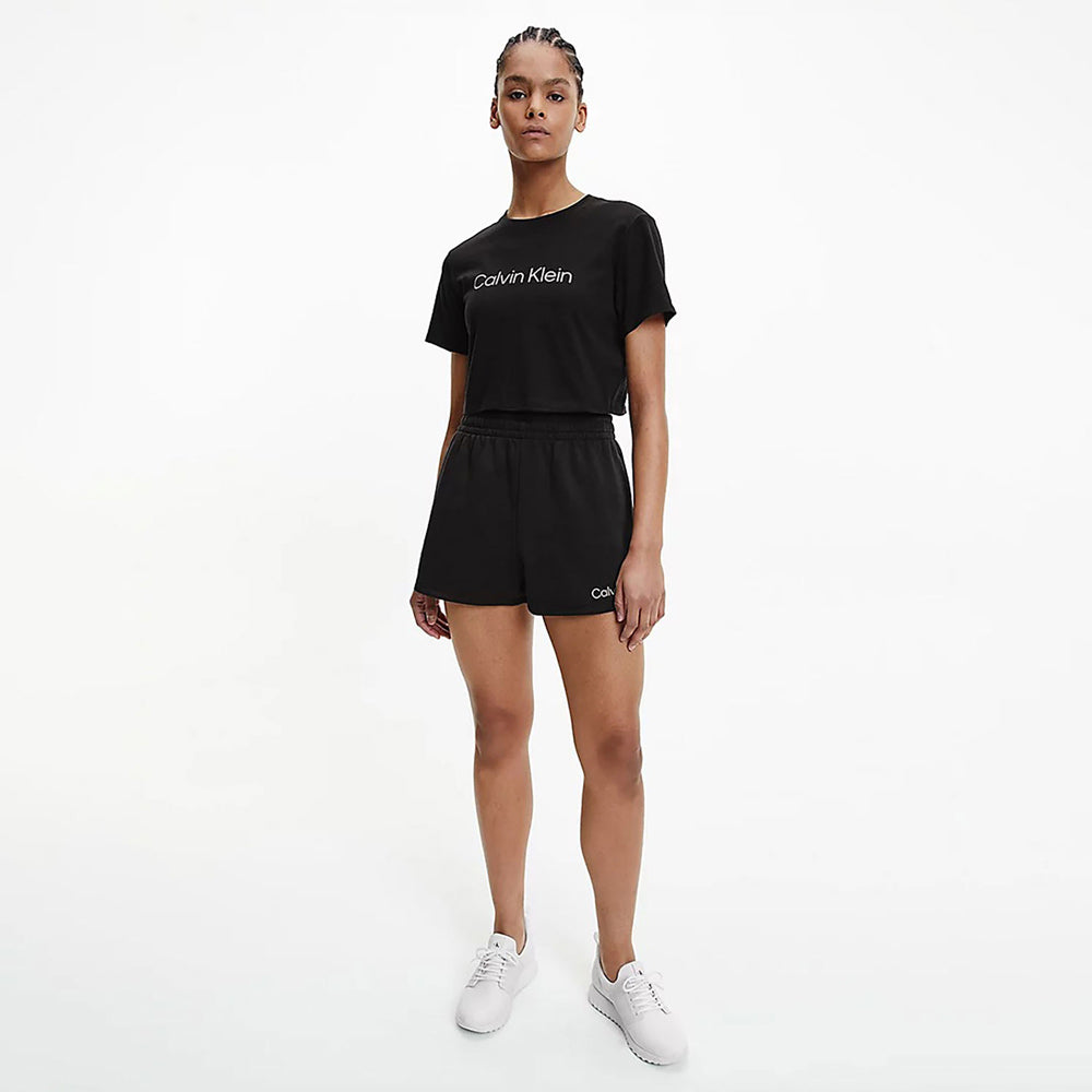 Cropped T-Shirt - Black