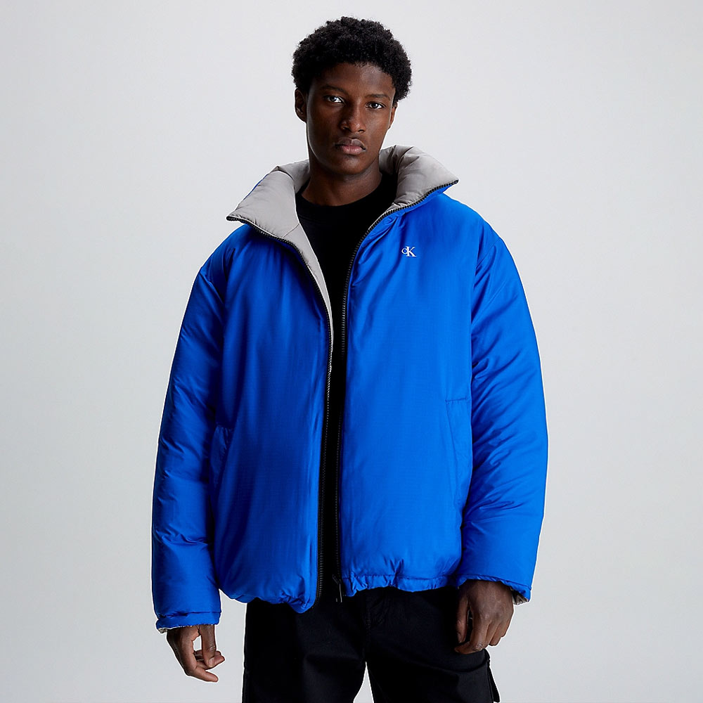 Reversible 90S Puffer - Blue