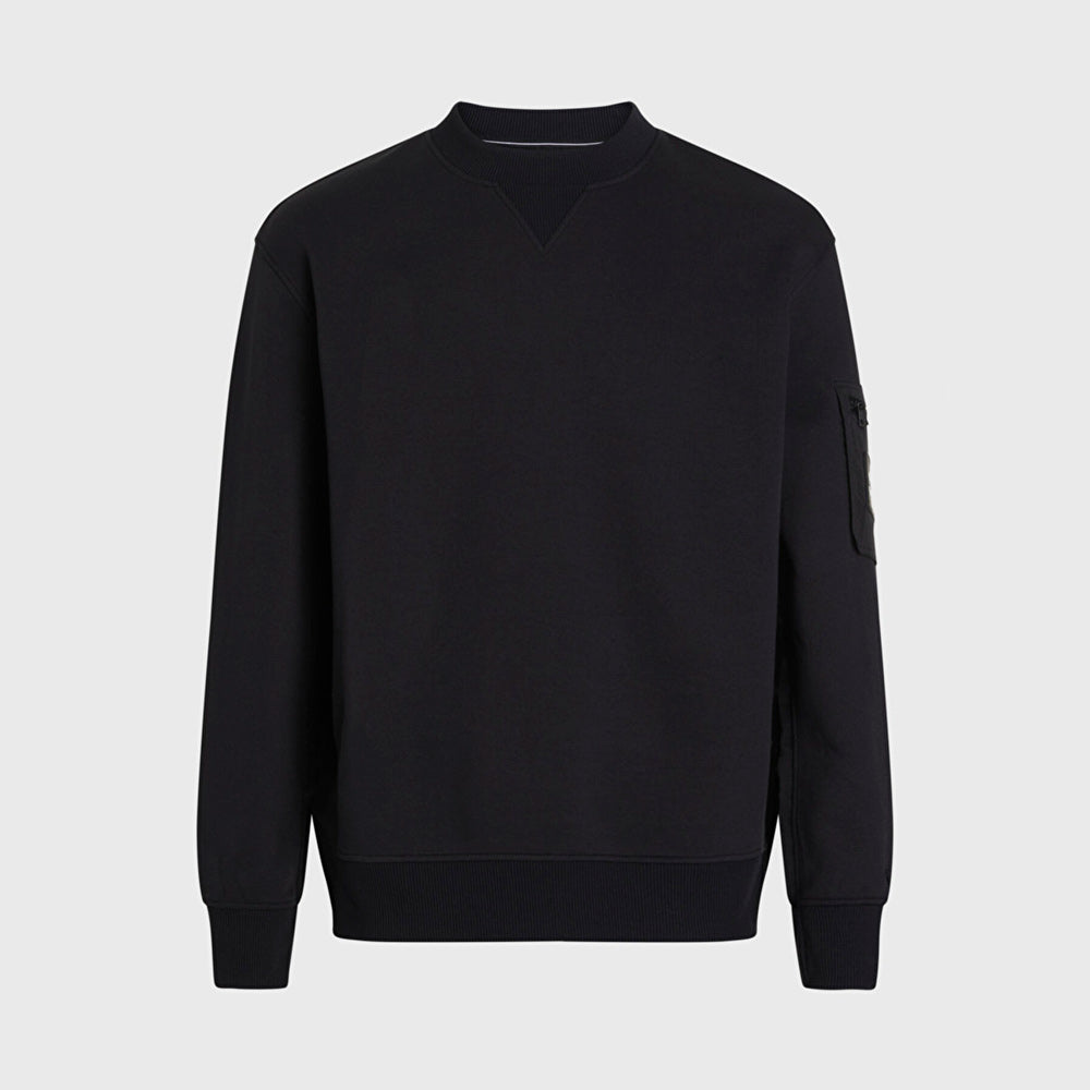 Panel Sweater - Black