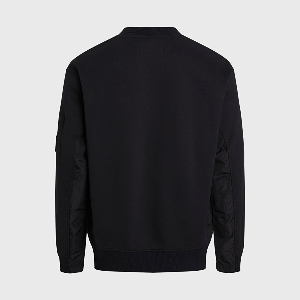 Panel Sweater - Black