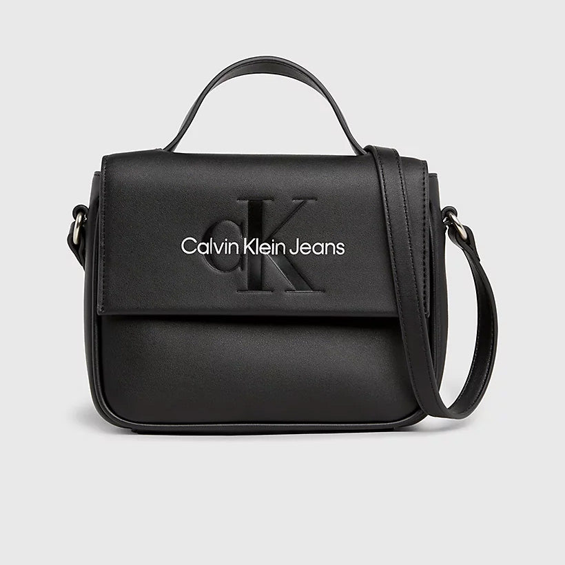 Sculpted Flap Bag - Black Multi