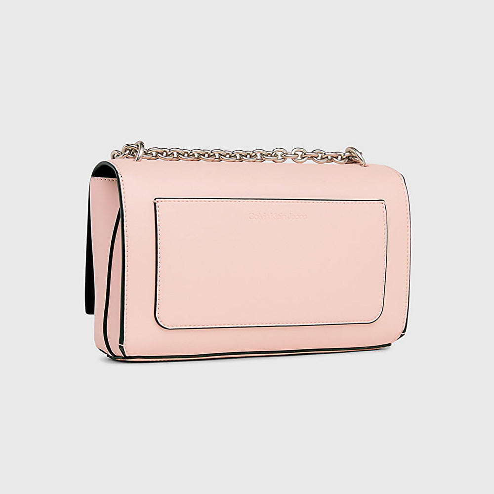 Sculpted Flap Bag - Blush Pink