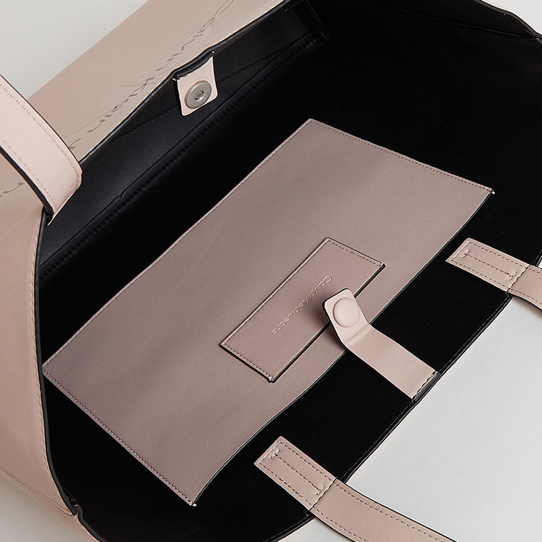 Sculpted Slim Tote Bag - Blush Pink