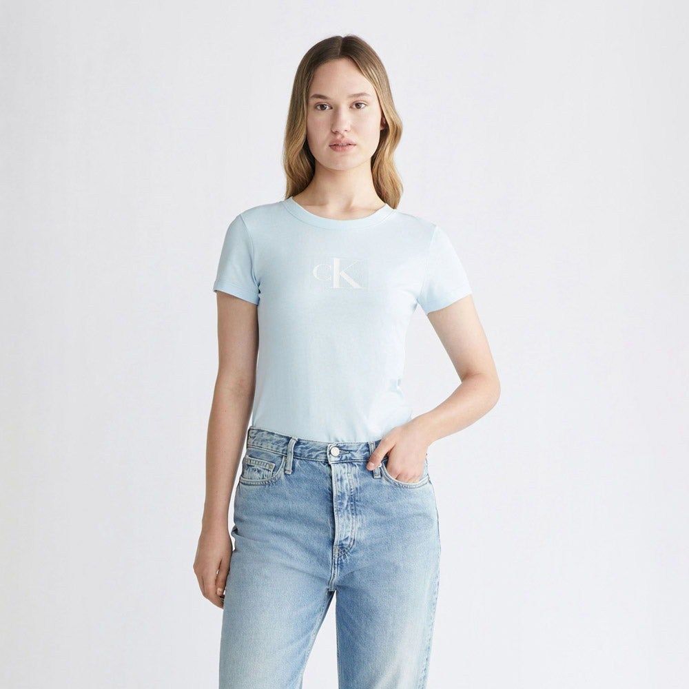 Sequin T-Shirt - Light Blue