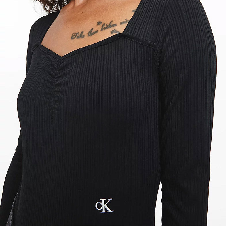 Shiny Rib Body - Black