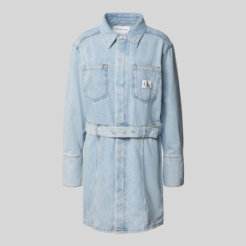 Shirt Denim Dress - Denim Light