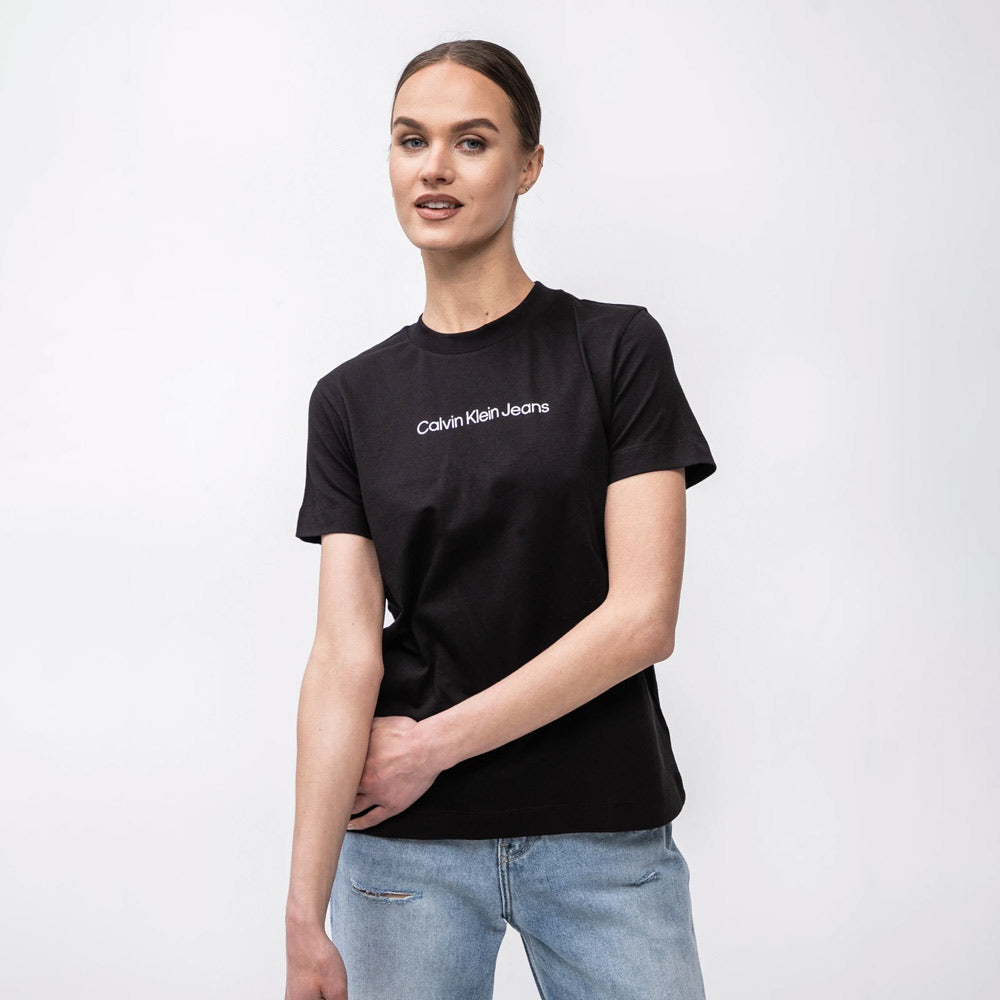 Shrunken Institutional T-Shirt - Black