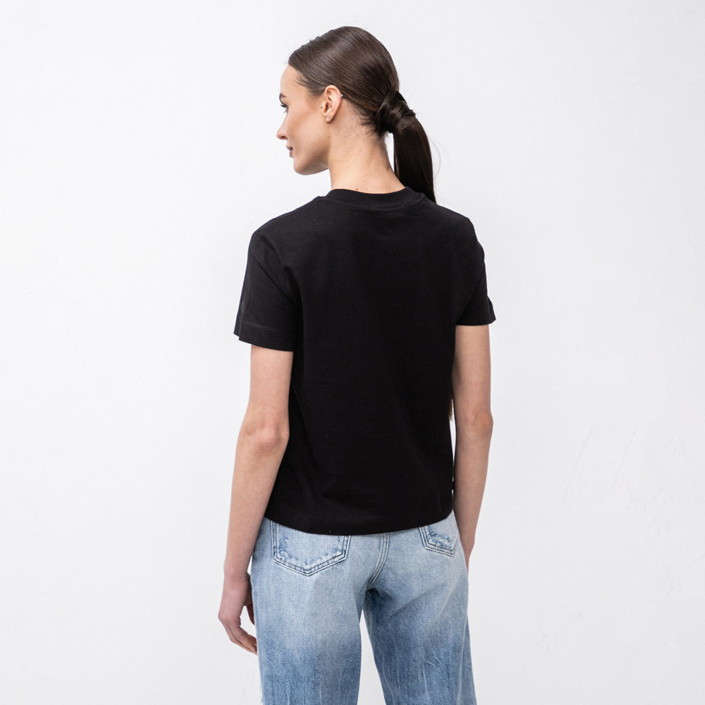 Shrunken Institutional T-Shirt - Black