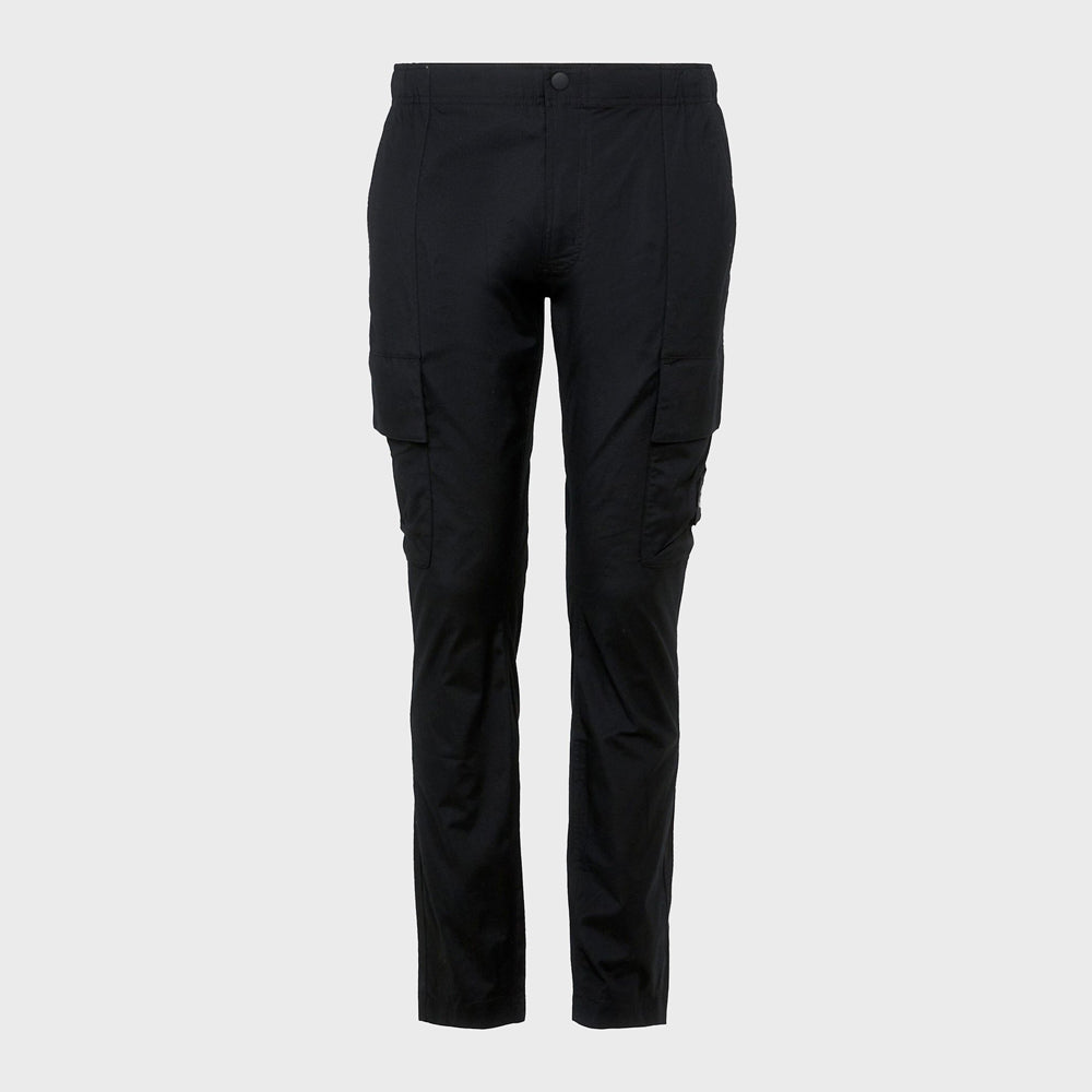 Skinny Washed Cargo Pant - Black
