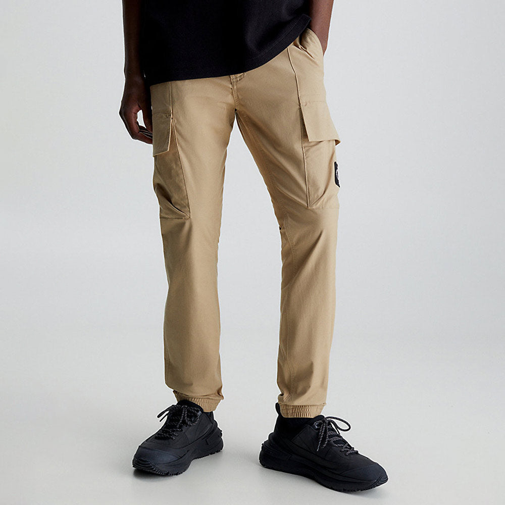 Skinny Washed Cargo Pant - Brown