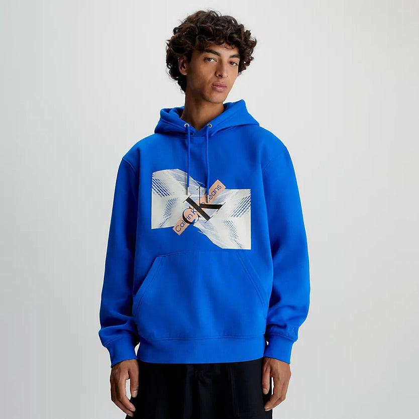 Urban Graphic Hoodie - Blue