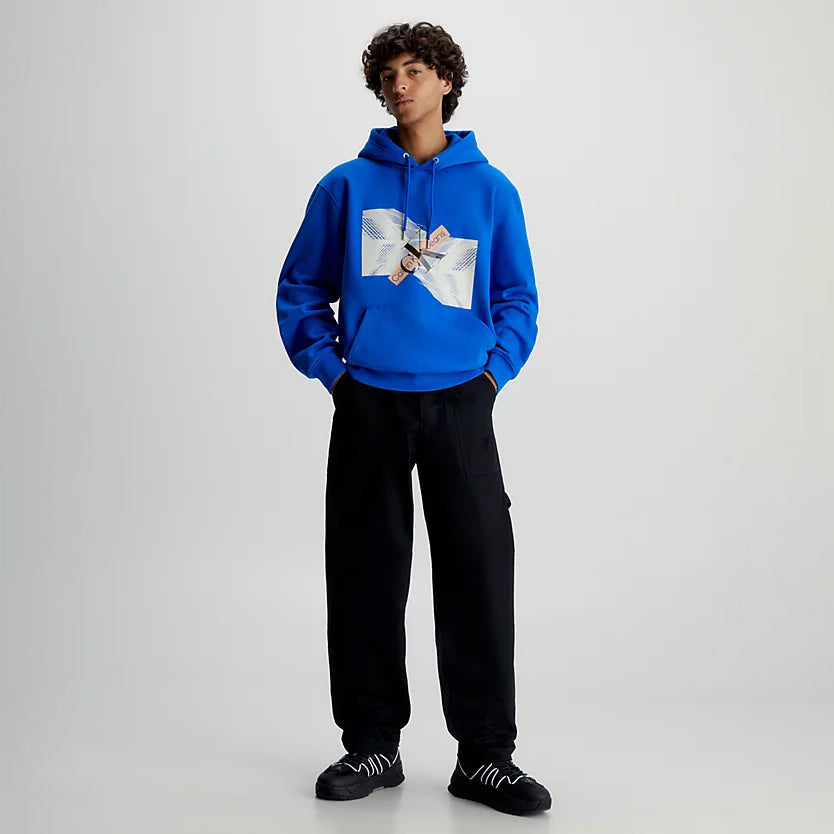 Urban Graphic Hoodie - Blue